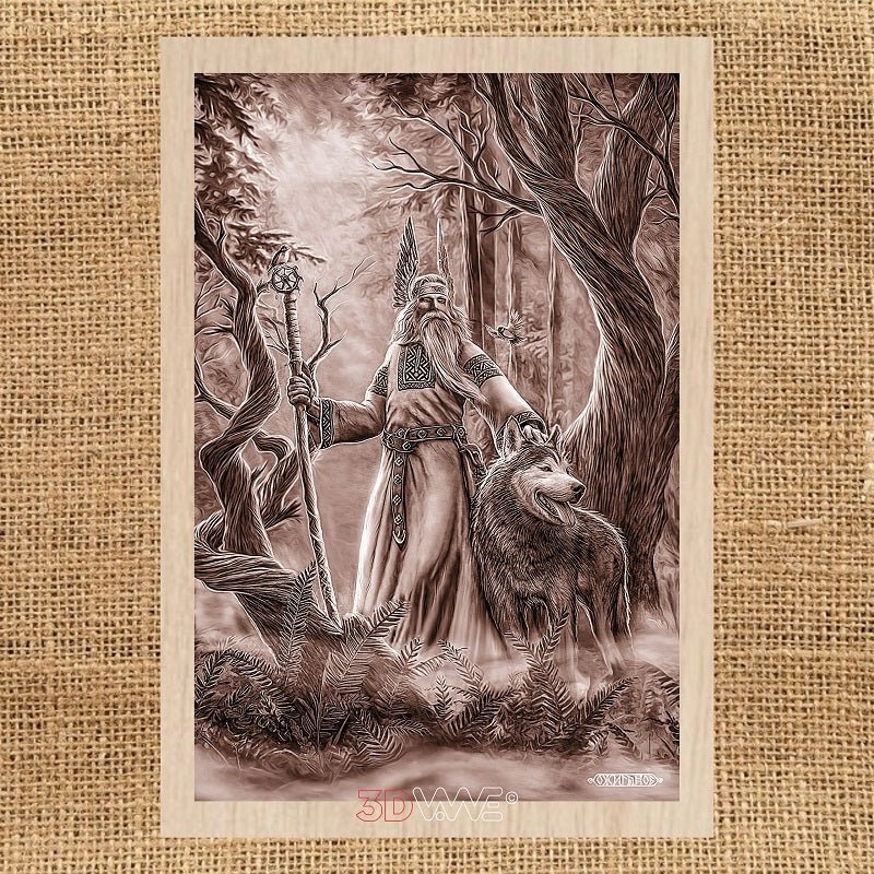 ODIN pyroprinter and laser-ready file 3DWave.us