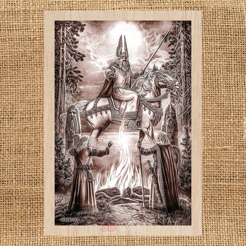 ODIN pyroprinter and laser-ready file 3DWave.us