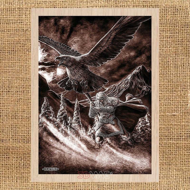 ODIN pyroprinter and laser-ready file 3DWave.us