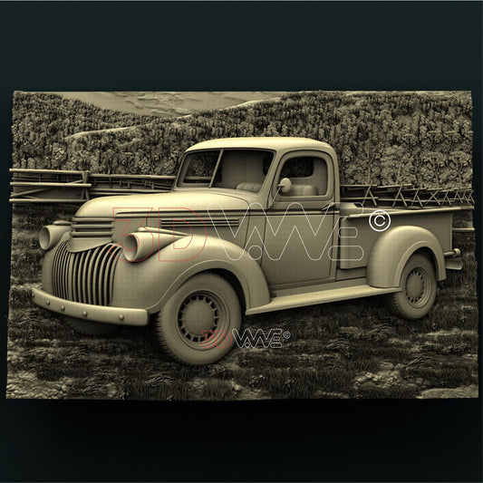 OLD CAR 3D STL 3DWave