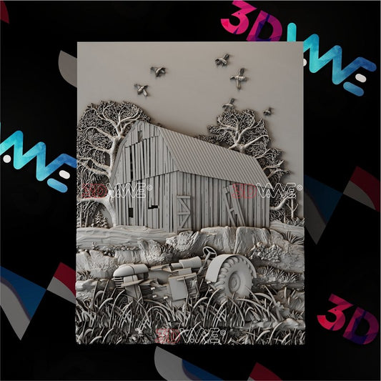 OLD FARM 3d stl 3DWave.us
