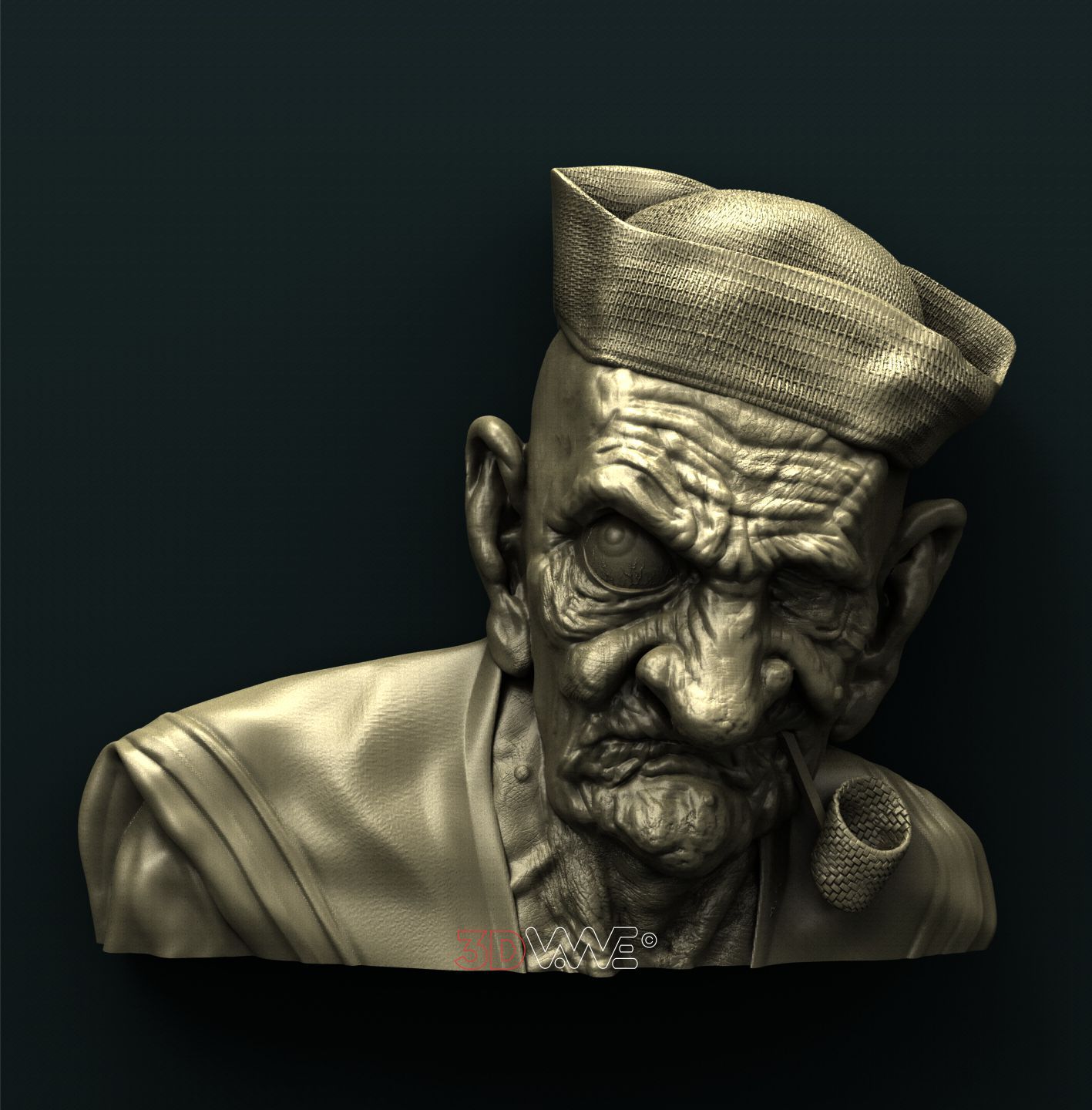 OLD SAILOR 3D STL 3DWave