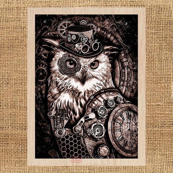 OWL pyroprinter and laser-ready file 3DWave.us