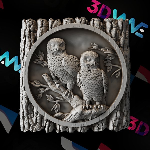 OWLS 3d stl - 3DWave.us