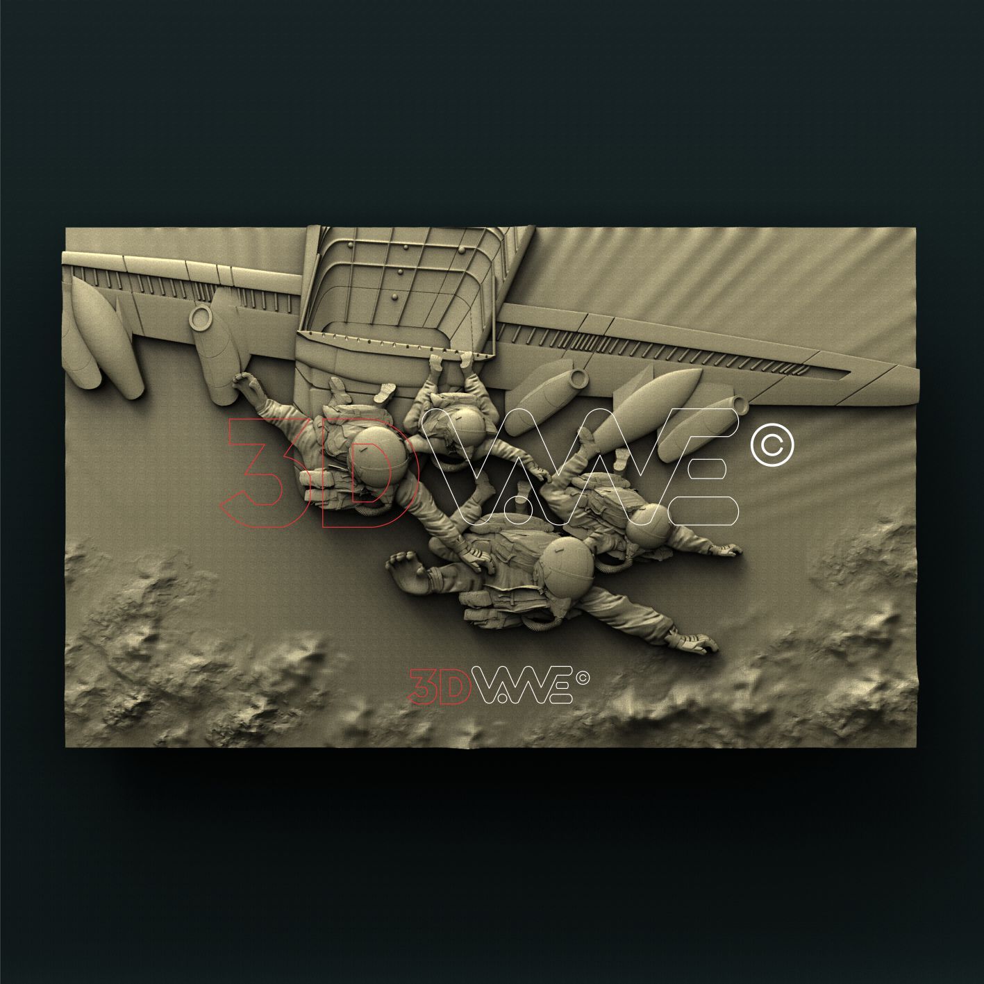 PARATROOPERS 3D STL 3DWave
