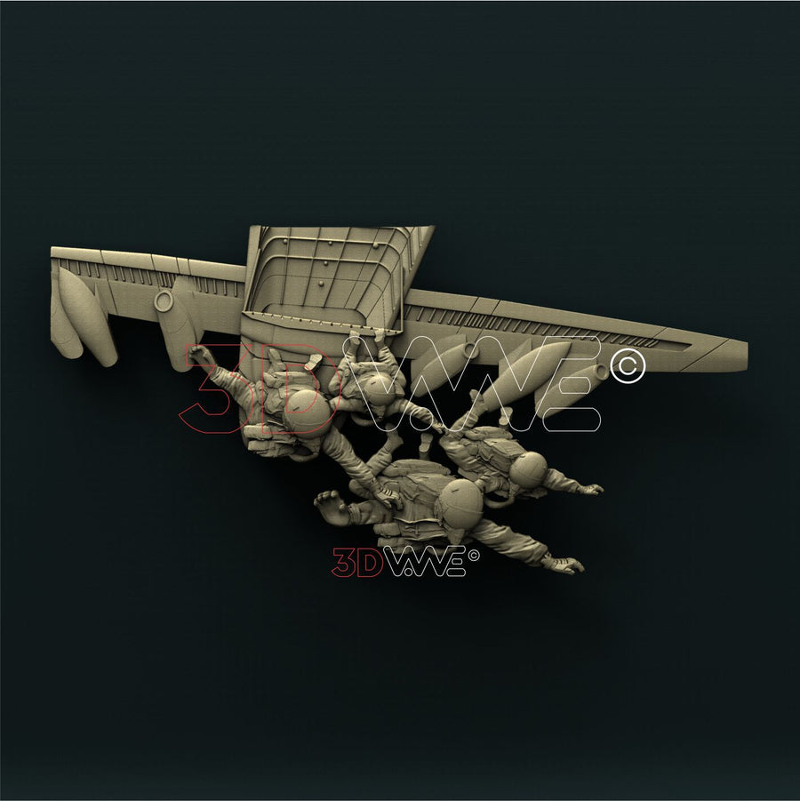 PARATROOPERS 3D STL 3DWave