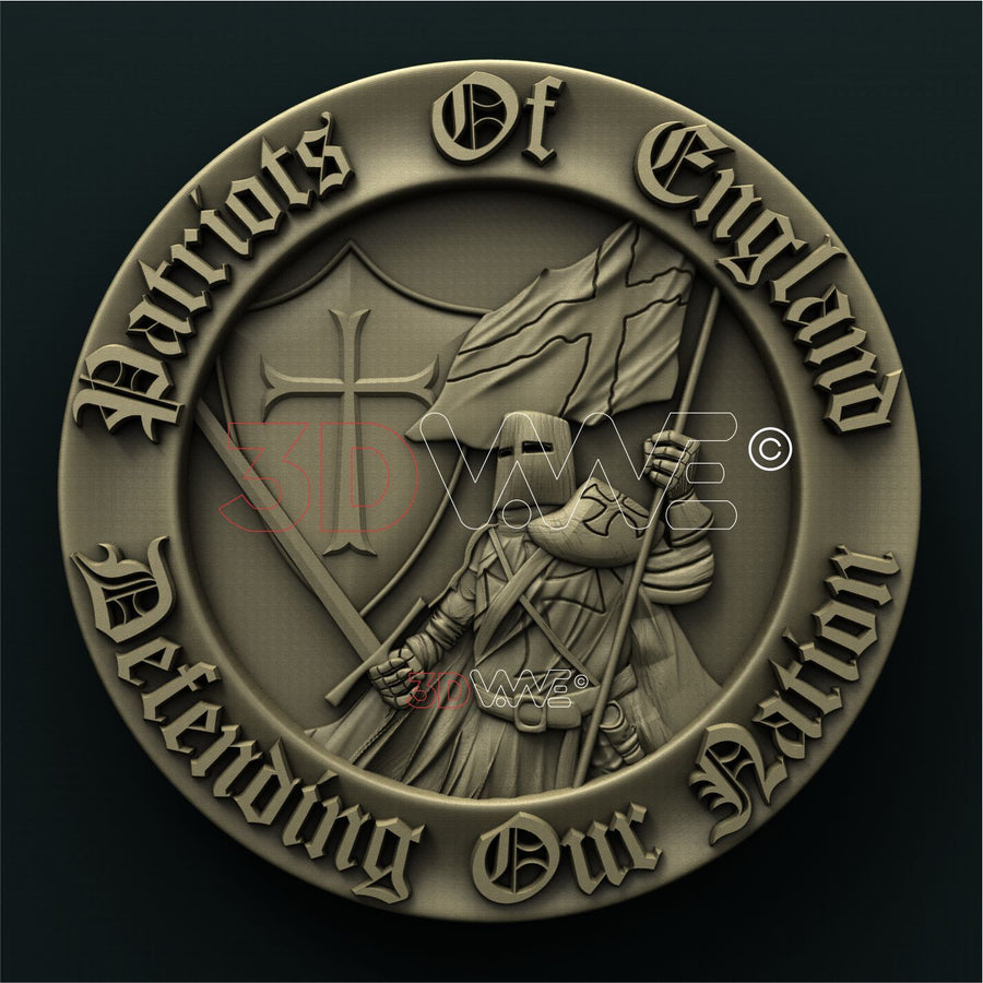 PATRIOTS OF ENGLAND 3D STL 3DWave