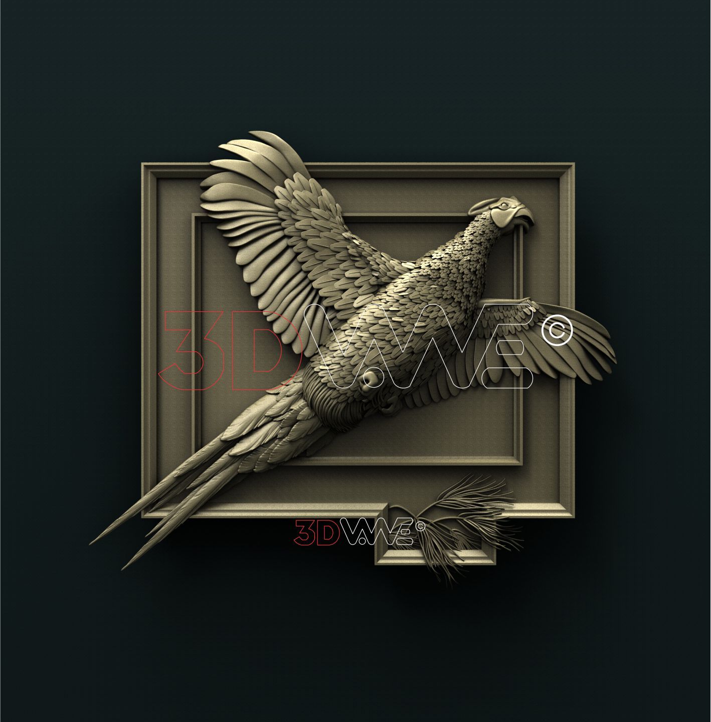 PHEASANT 3D STL 3DWave