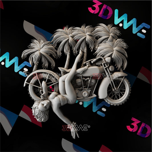 PIN-UP GIRL 3d stl 3DWave.us