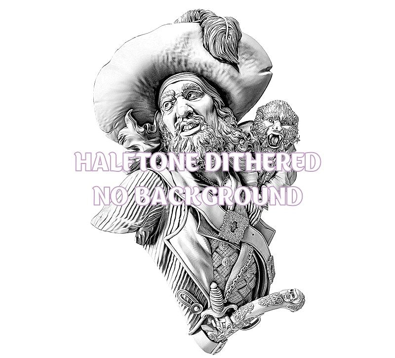 PIRATE 3d illusion & laser -ready file 3DWave.us