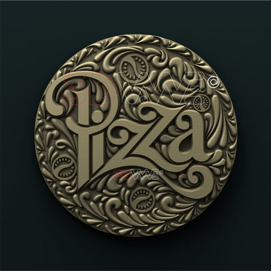 PIZZA SIGN 3D STL 3DWave
