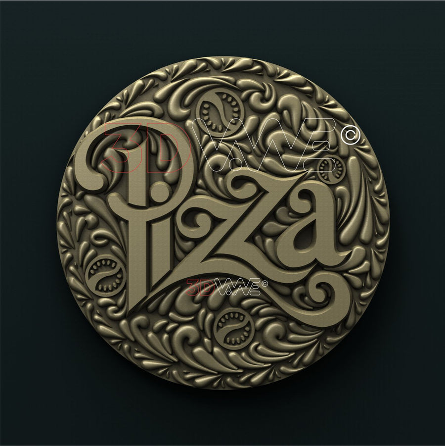 PIZZA SIGN 3D STL 3DWave