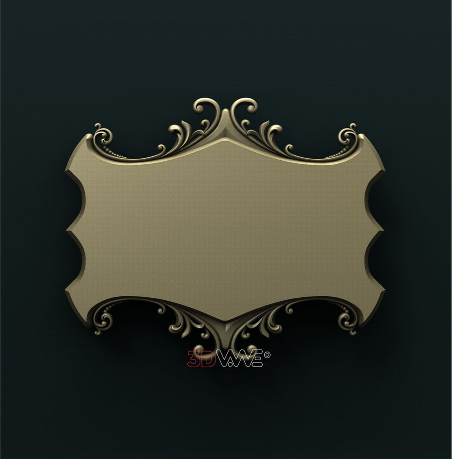 PLAQUE 3D STL 3DWave