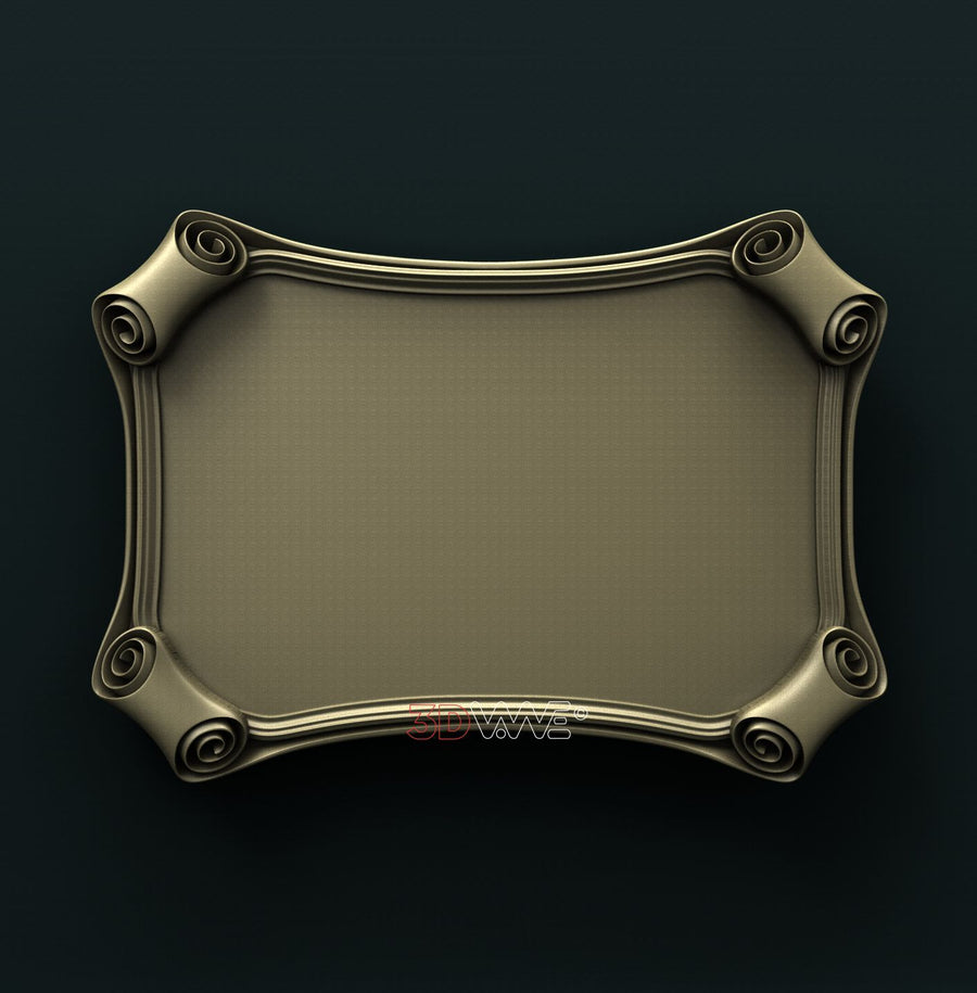 PLAQUE 3D STL 3DWave
