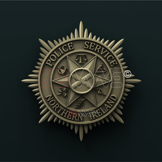 POLICE SERVICE OF NORTHERN IRELAND 3D STL 3DWave