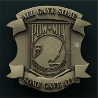 Thumbnail for POW MIA 3D STL 3DWave