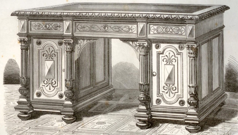 PRESIDENTIAL DESK - EXCLUSIVE 3D STL 3DWave