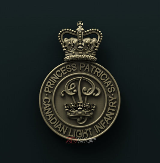 PRINCESS PATRICIA's CANADIAN LIGHT INFANTRY REGIMENT 3D STL 3DWave