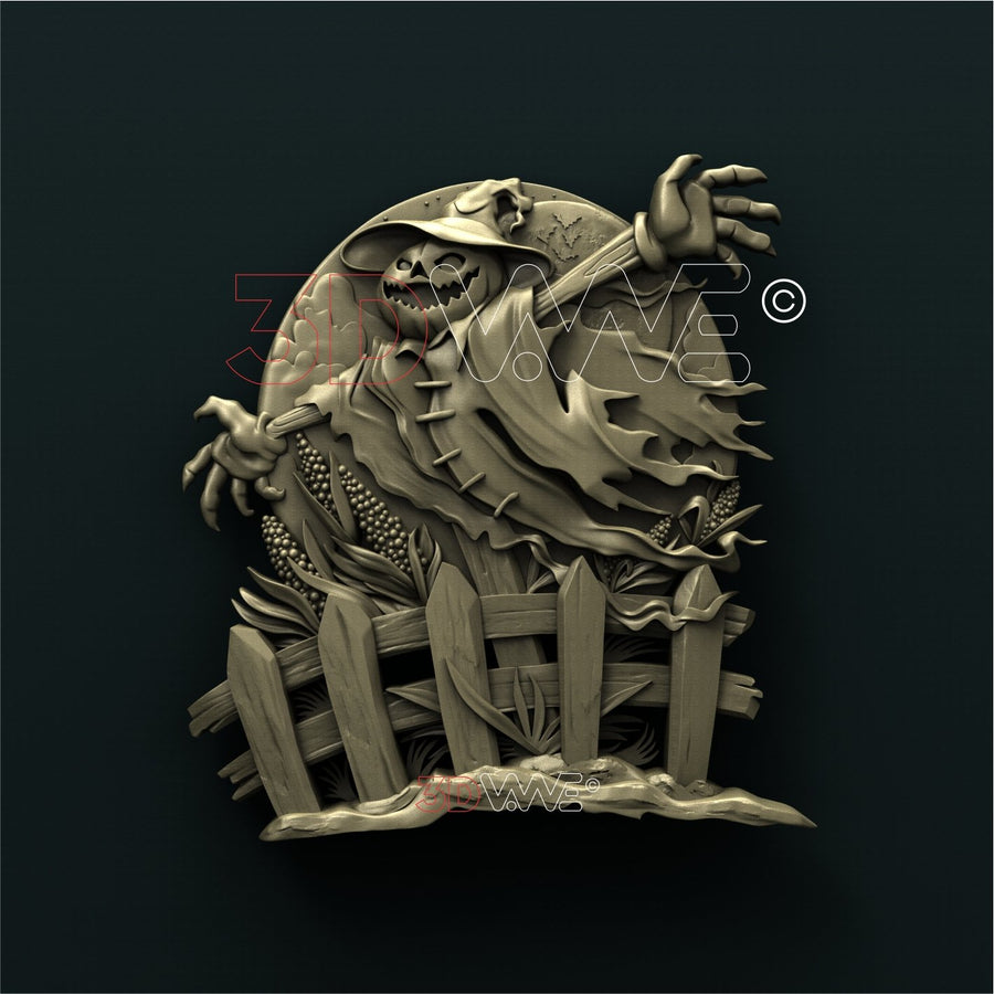 PUMPKIN SCARECROW 3DWave