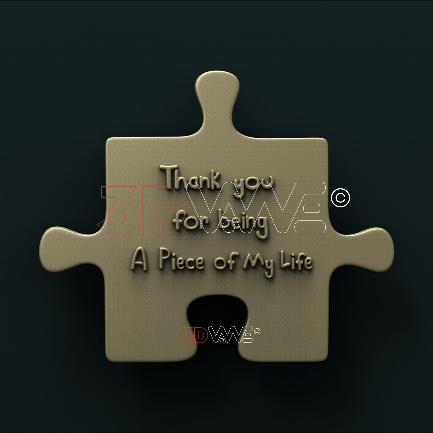 PUZZLE 3D STL 3DWave