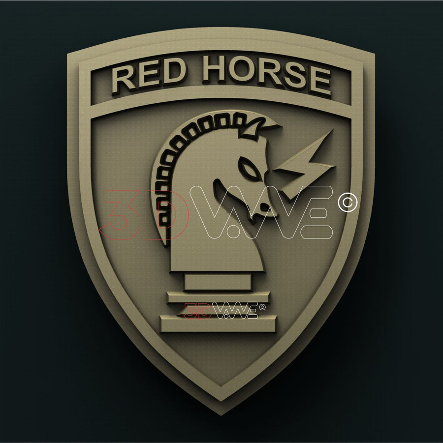RED HORSE 3D STL 3DWave