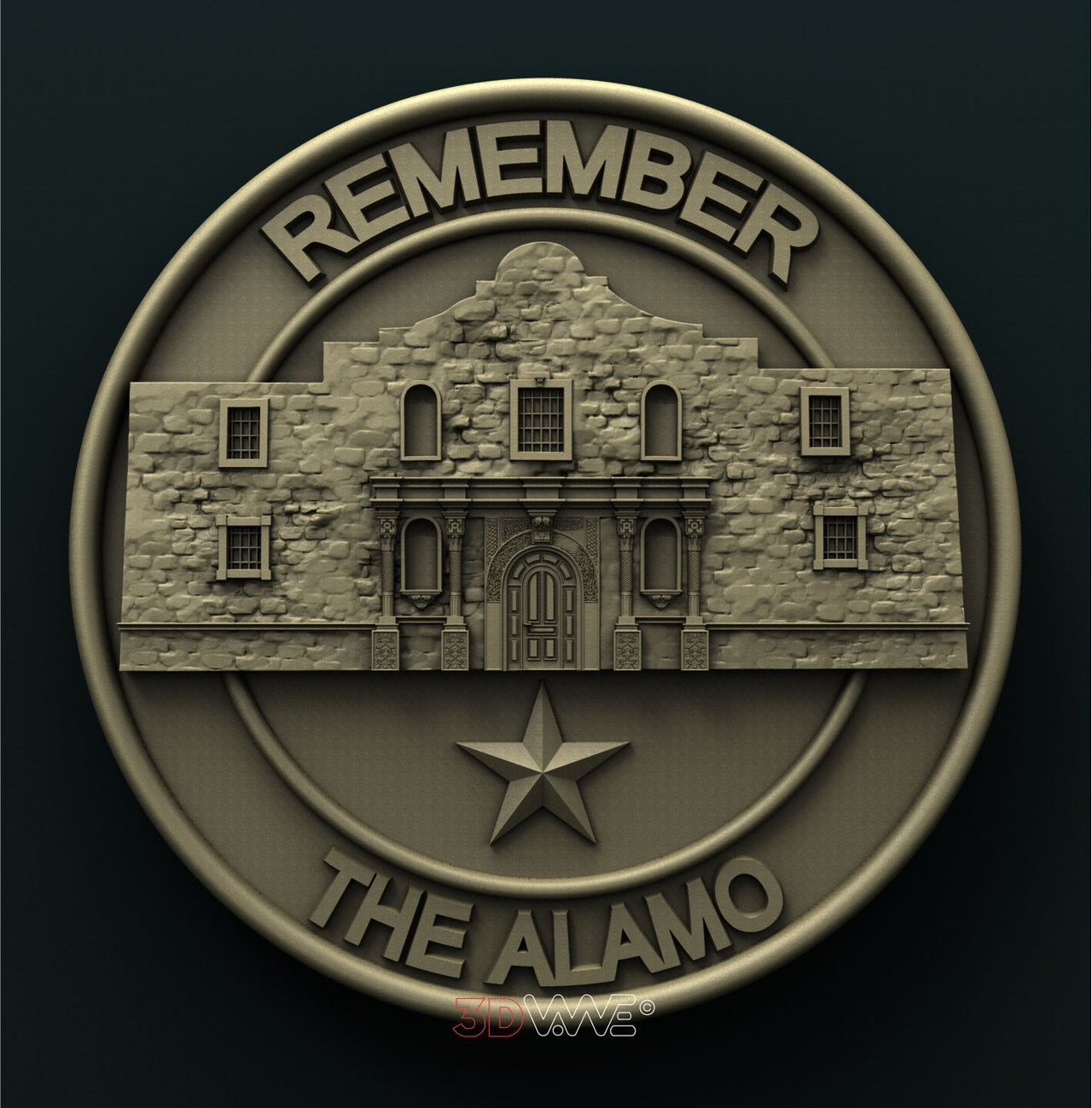 REMEMBER THE ALAMO 3D STL 3DWave