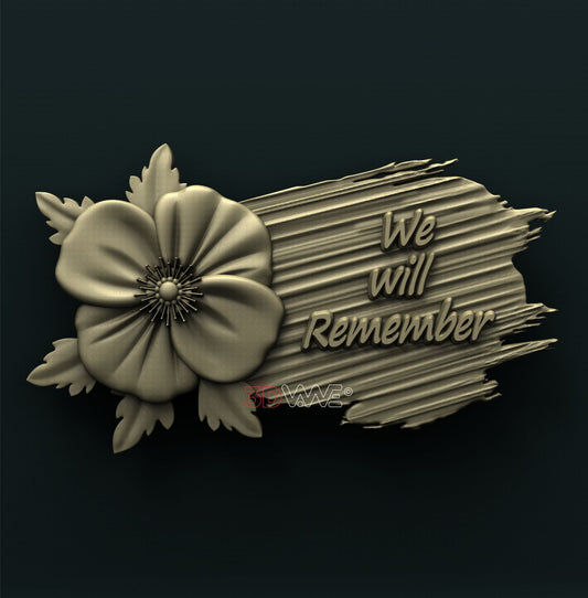 REMEMBERANCE DAY 3D STL 3DWave