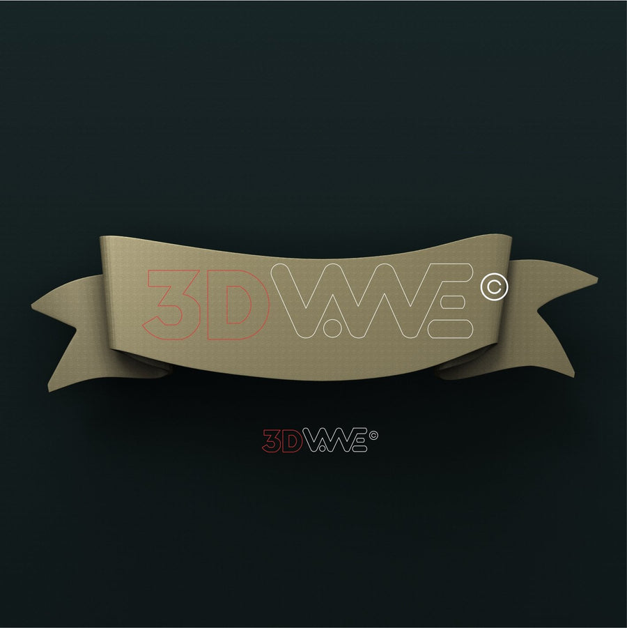 RIBBON 3D STL 3DWave