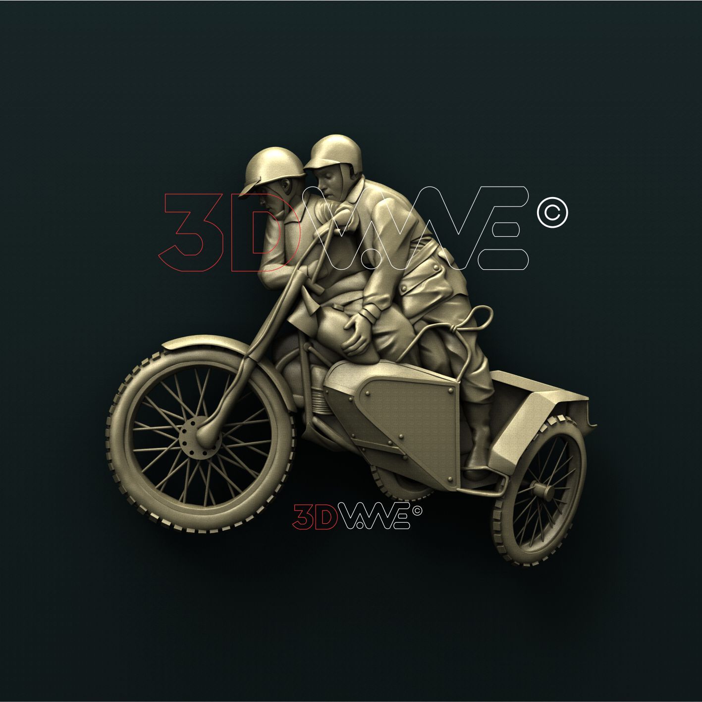 RIDERS 3D STL 3DWave