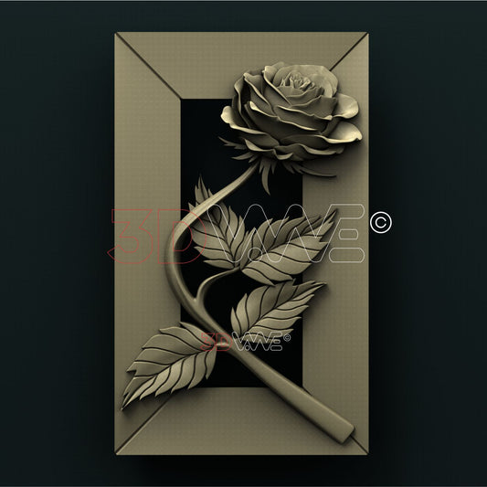 ROSE 3D STL 3DWave