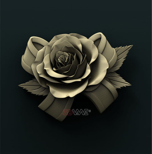 ROSE 3D STL 3DWave