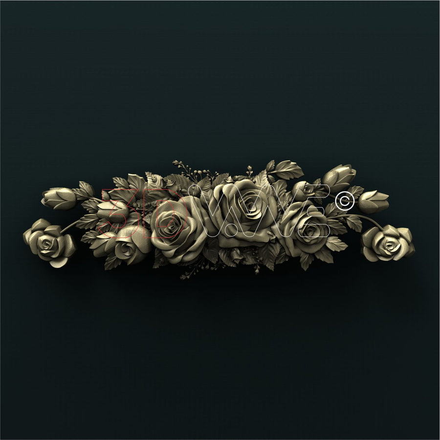 ROSES 3D STL 3DWave