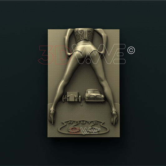 ROUTE 66 3d stl 3DWave