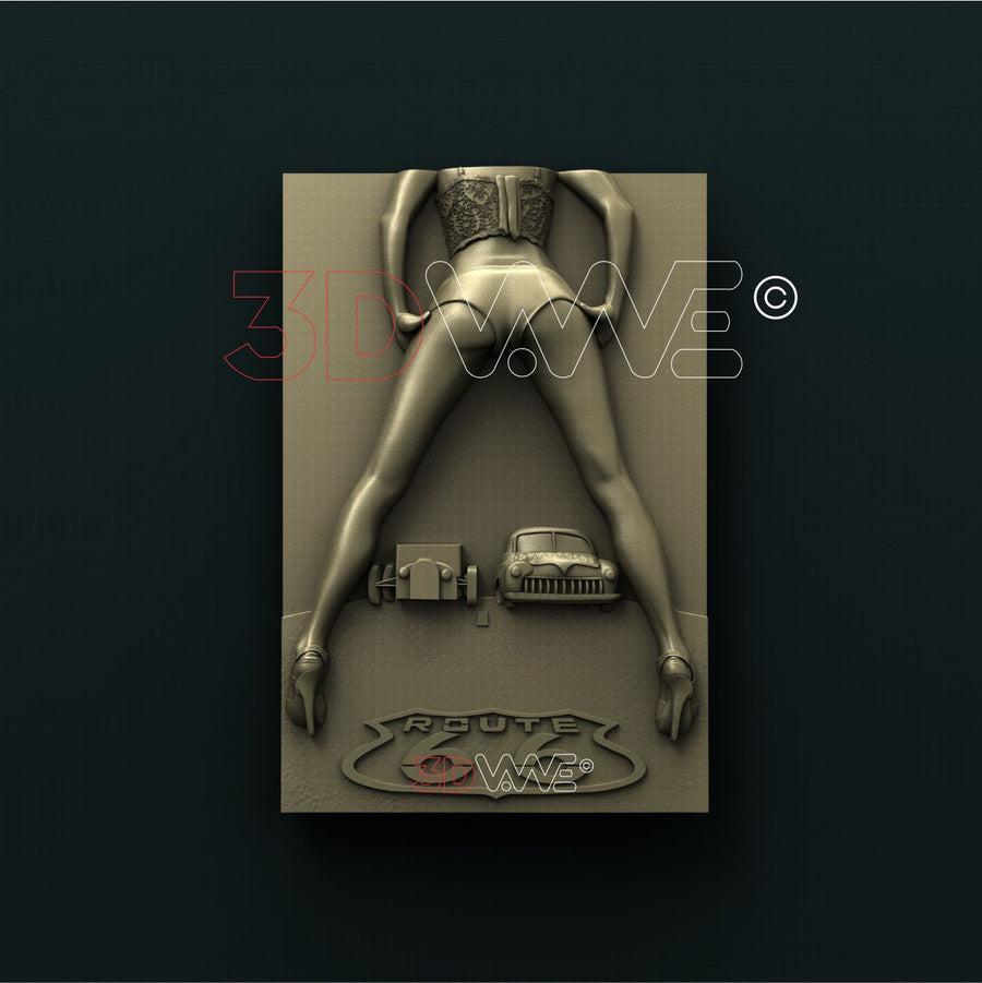 ROUTE 66 3d stl 3DWave