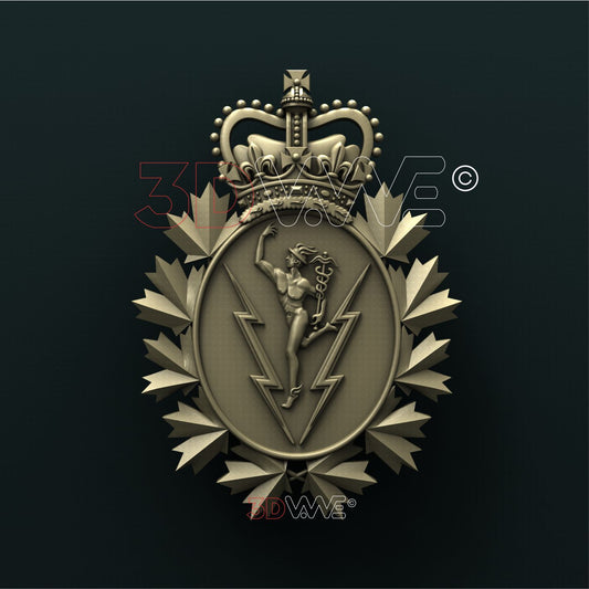 ROYAL CANADIAN CORPS OF SIGNAL 3D STL 3DWave
