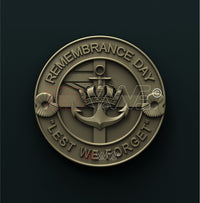 Thumbnail for ROYAL CANADIAN NAVY REMEMBRANCE DAY 3D STL 3DWave