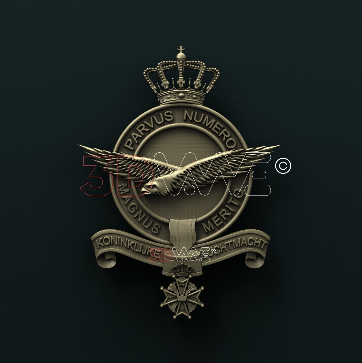 ROYAL NETHERLANDS AIR FORCE 3D STL 3DWave