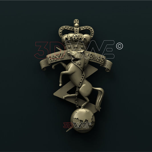 ROYAL NEW ZEALAND ELECTRICAL AND MECHANICAL ENGINEERS (RNZEME) 3D STL 3DWave