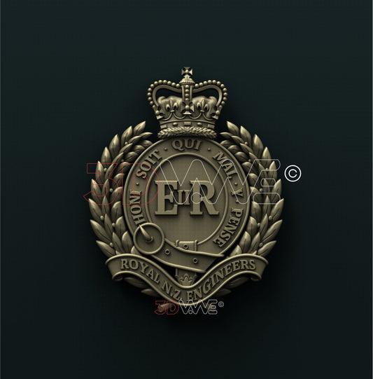 ROYAL NEW ZEALAND ENGINEERS 3D STL 3DWave