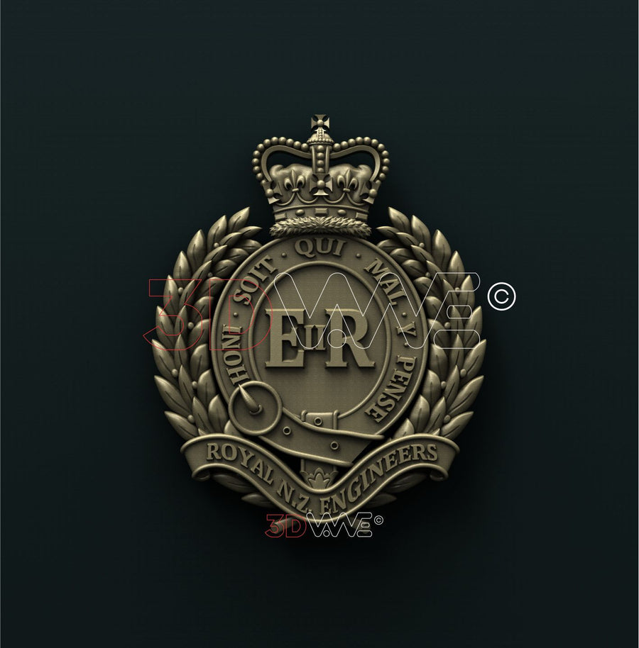 ROYAL NEW ZEALAND ENGINEERS 3D STL 3DWave
