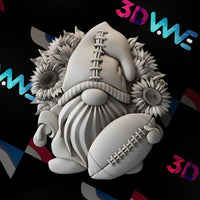 Thumbnail for RUGBY GNOME 3d stl - 3DWave.us