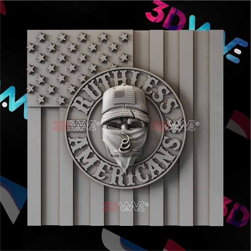 RUTHHLESS AMERICANS 3d stl 3DWave.us