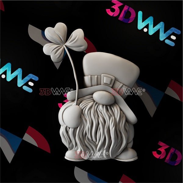 SAINT PATRICK GNOME 3d stl 3DWave.us
