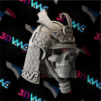 Thumbnail for SAMURAI SKULL 3d stl 3DWave.us