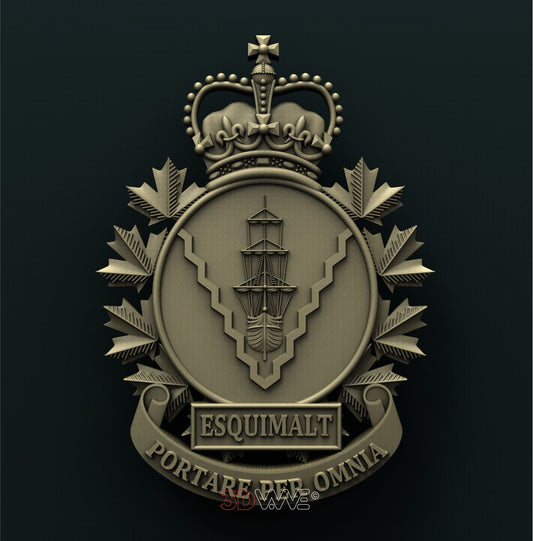 СANADIAN FORCES BASE ESQUIMALT 3D STL 3DWave