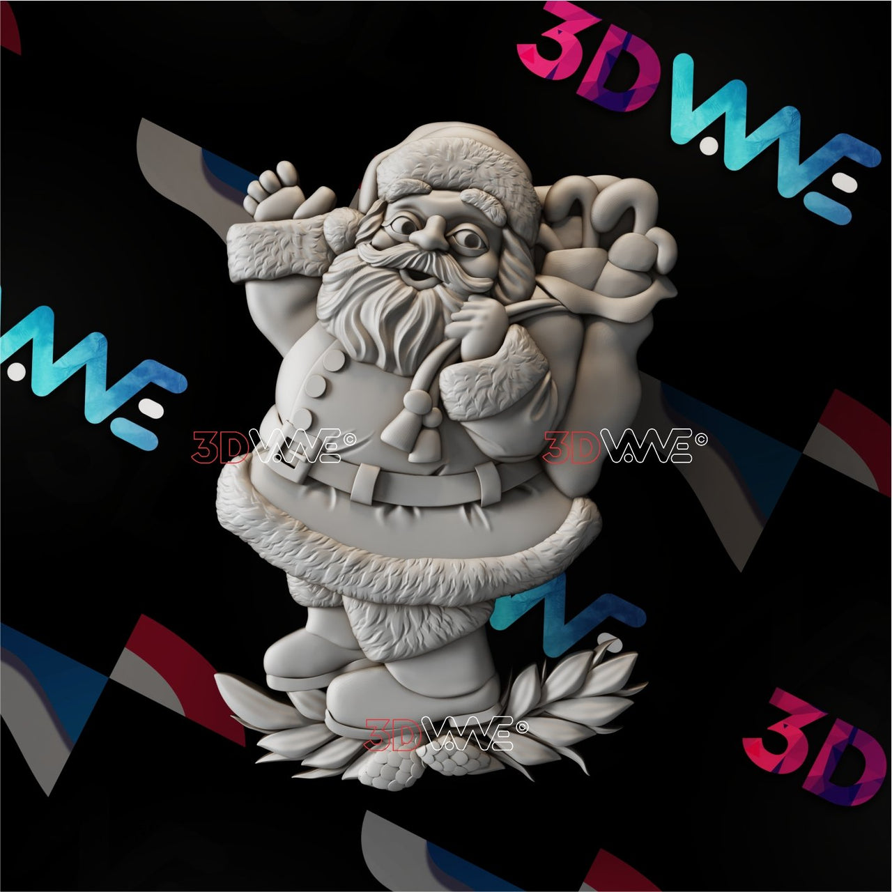 SANTA 3d stl 3DWave.us