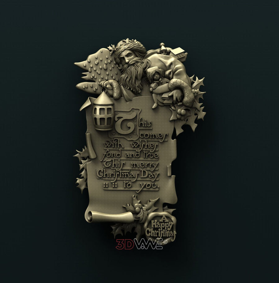 SANTA CLAUS 3D STL 3DWave