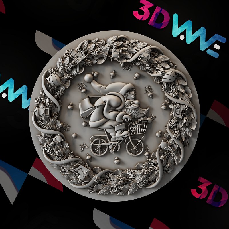 SANTA CLAUS 3d stl - 3DWave.us