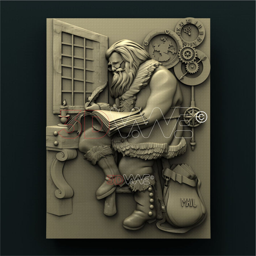 SANTA CLAUS 3D STL 3DWave