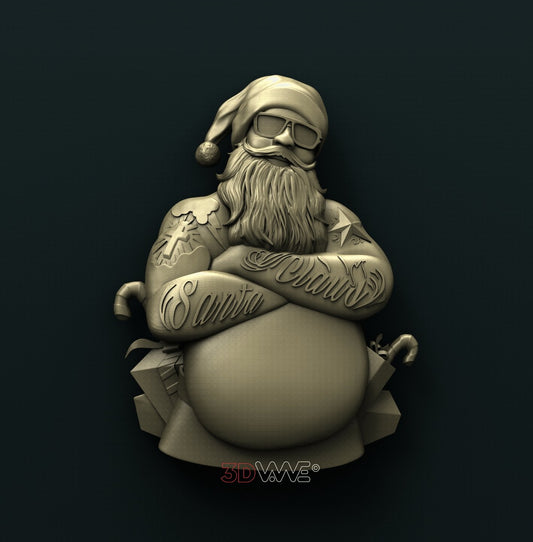SANTA CLAUS 3D STL 3DWave